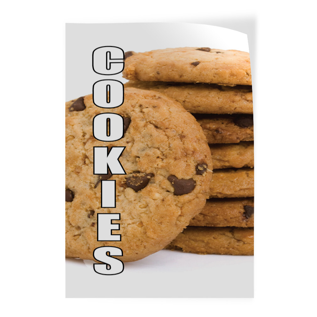 Door Decals Vertical Vinyl Stickers Multiple Sizes Cookies Food and Drink Vinyl