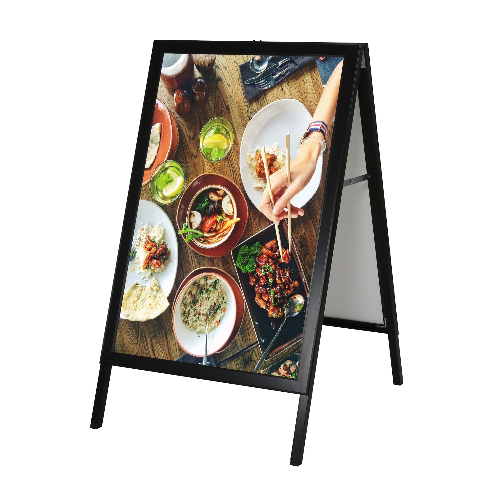 M&T Displays 24×36 Slide-in A Frame Double Sided Poster Display Advertising Menu
