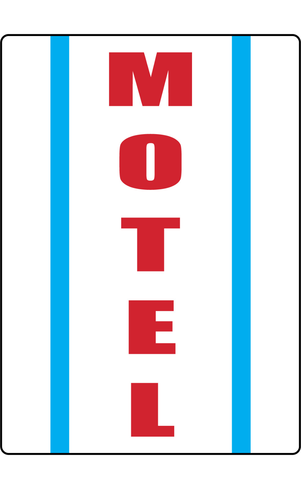 MOTEL WINDOW ADVERTISING | Adhesive Vinyl Sign Decal