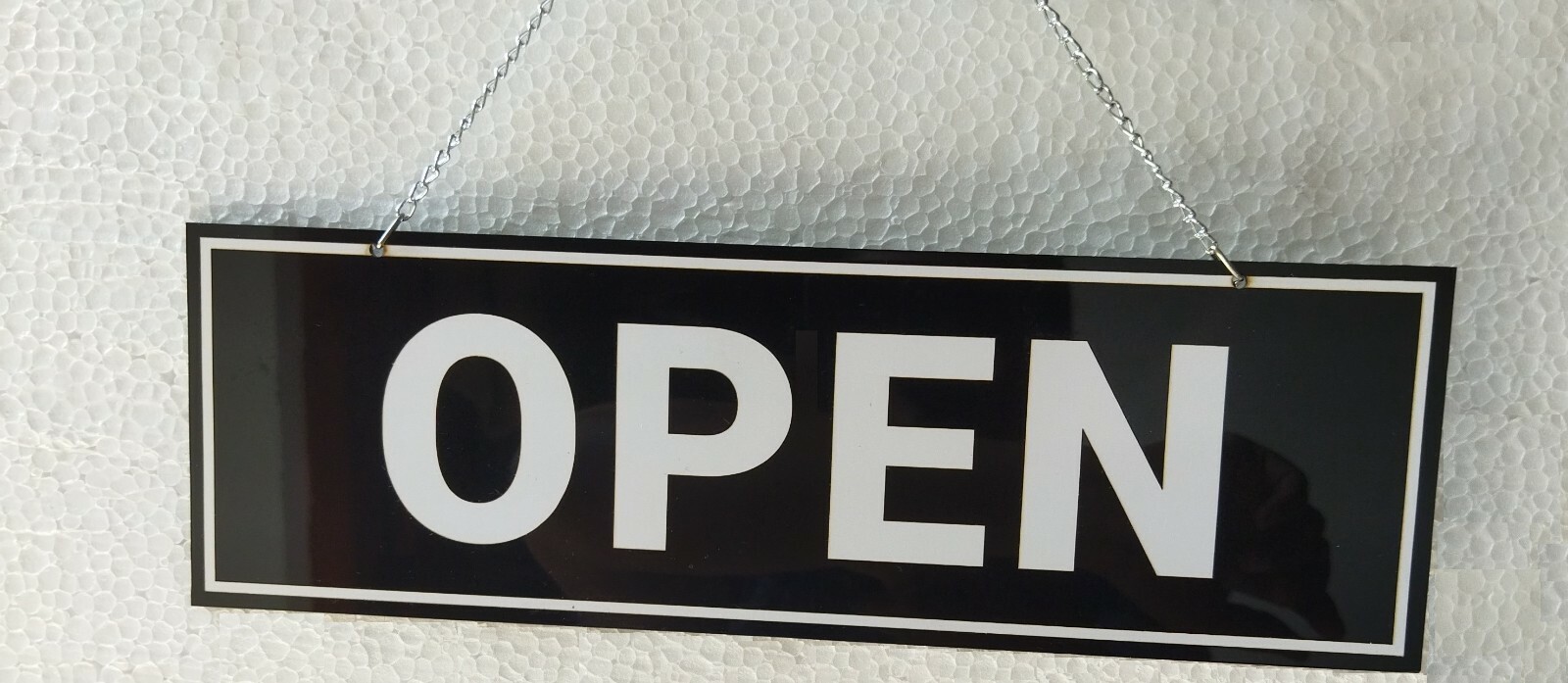 Open / Closed Sign, Hanging Sign, Shop Window / Door Sign, Acrylic, double sided