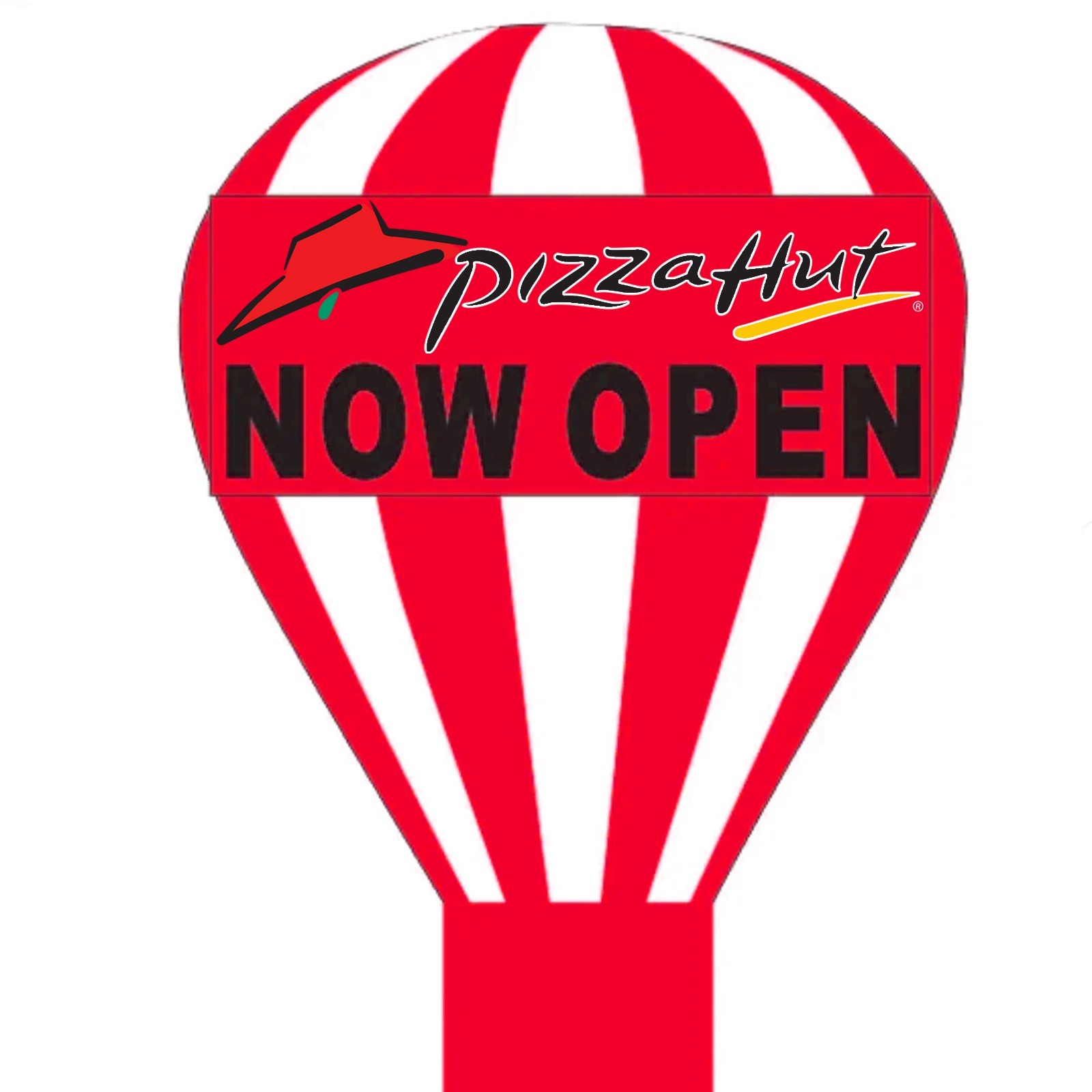22ft Pizza Hut “Now Open” Rooftop Advertising Balloon Giant Inflatable
