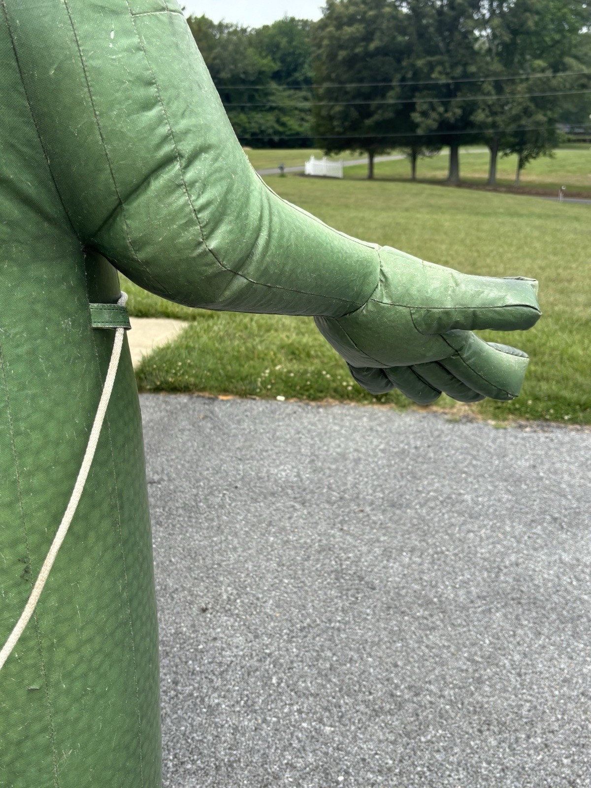 Inflatable Geico Gecko Advertising Approx 8 Feet Tall With Blower