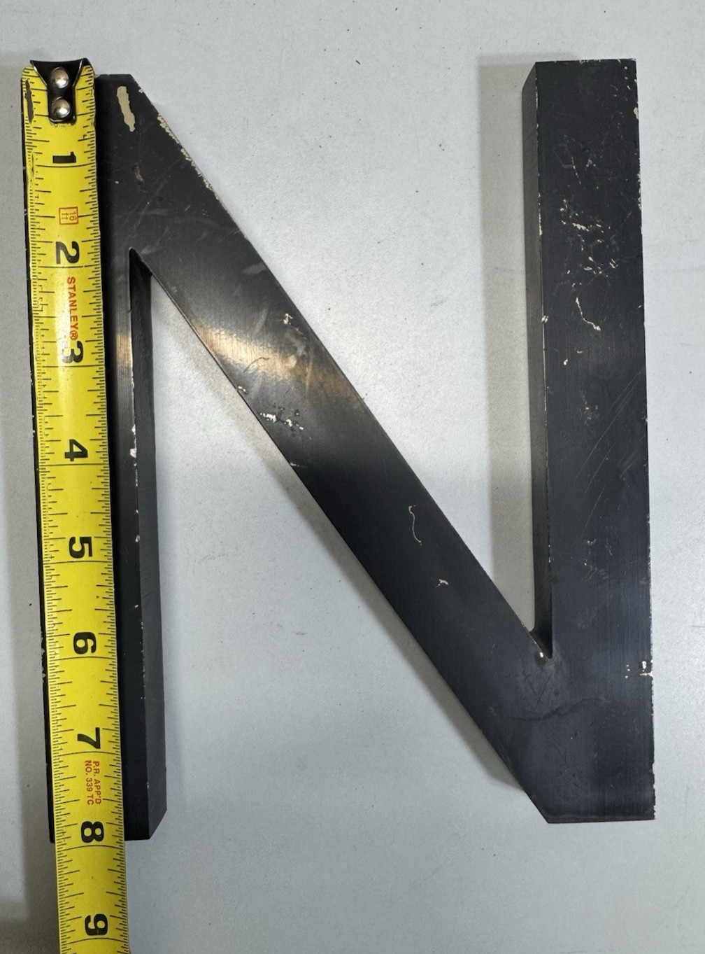 Gemini Inc 8” Cast Aluminum Architectural Letter Sign Black Commercial Letters