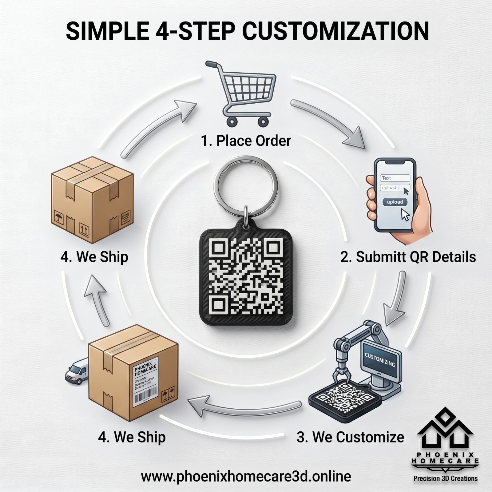 Custom QR Code Sign Stand | Scan to Pay | PayPal Venmo Cash App |Storefront Sign