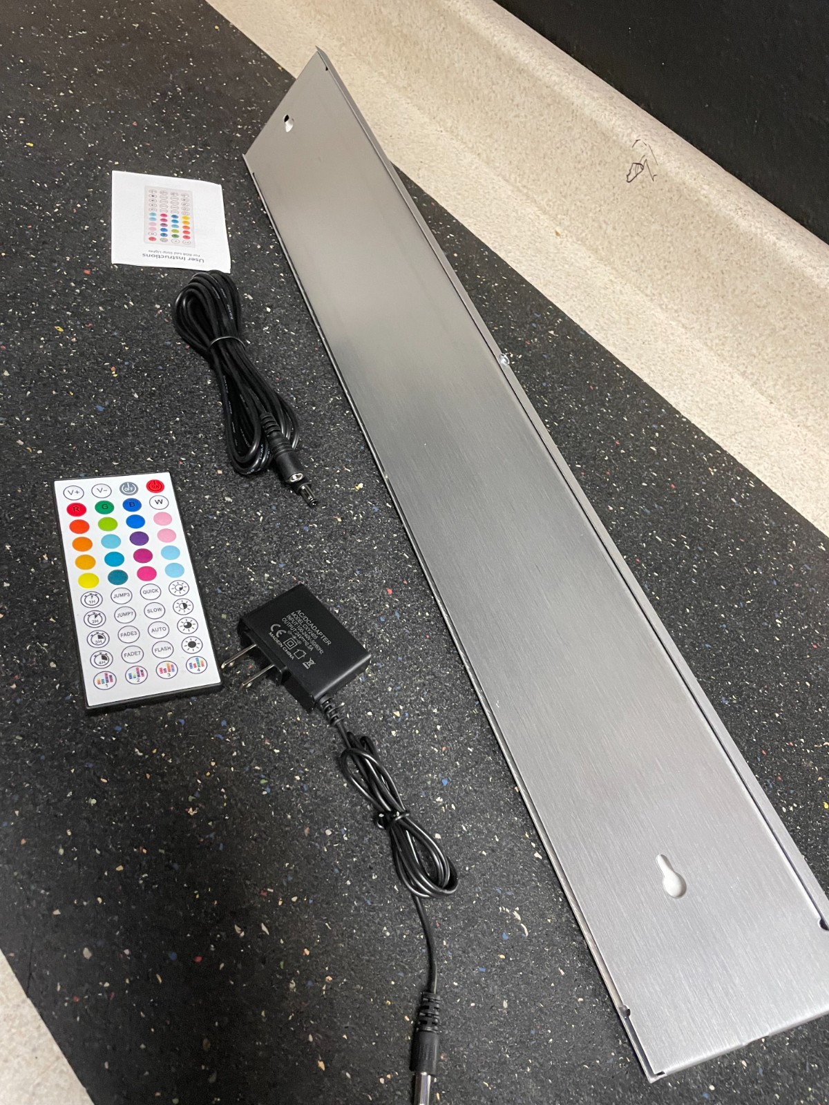 Lighted Sign « RECORDING » 24 inch Aluminum 120V. Remote & Bluetooth