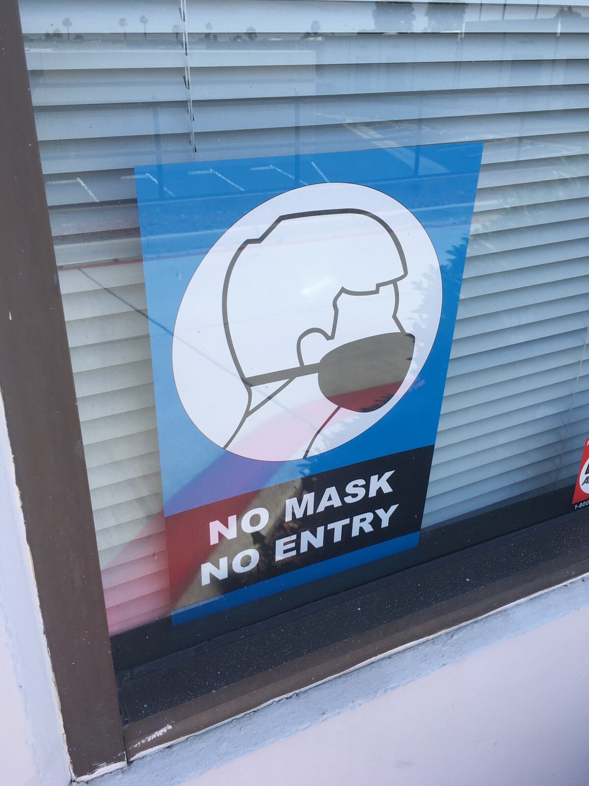 NO MASK NO ENTRY POSTER SIGN 11X17 2 Pack NEW SOCIAL HEALTH