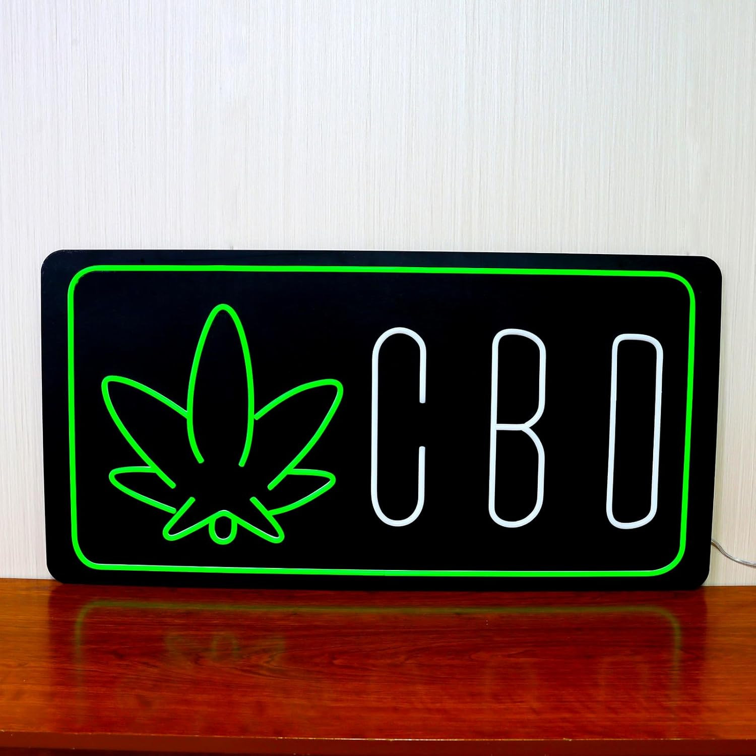 Extra Large 35&Prime;x18&Prime; LED CBD Sign – Bright, Unique, High Visibility for Stores