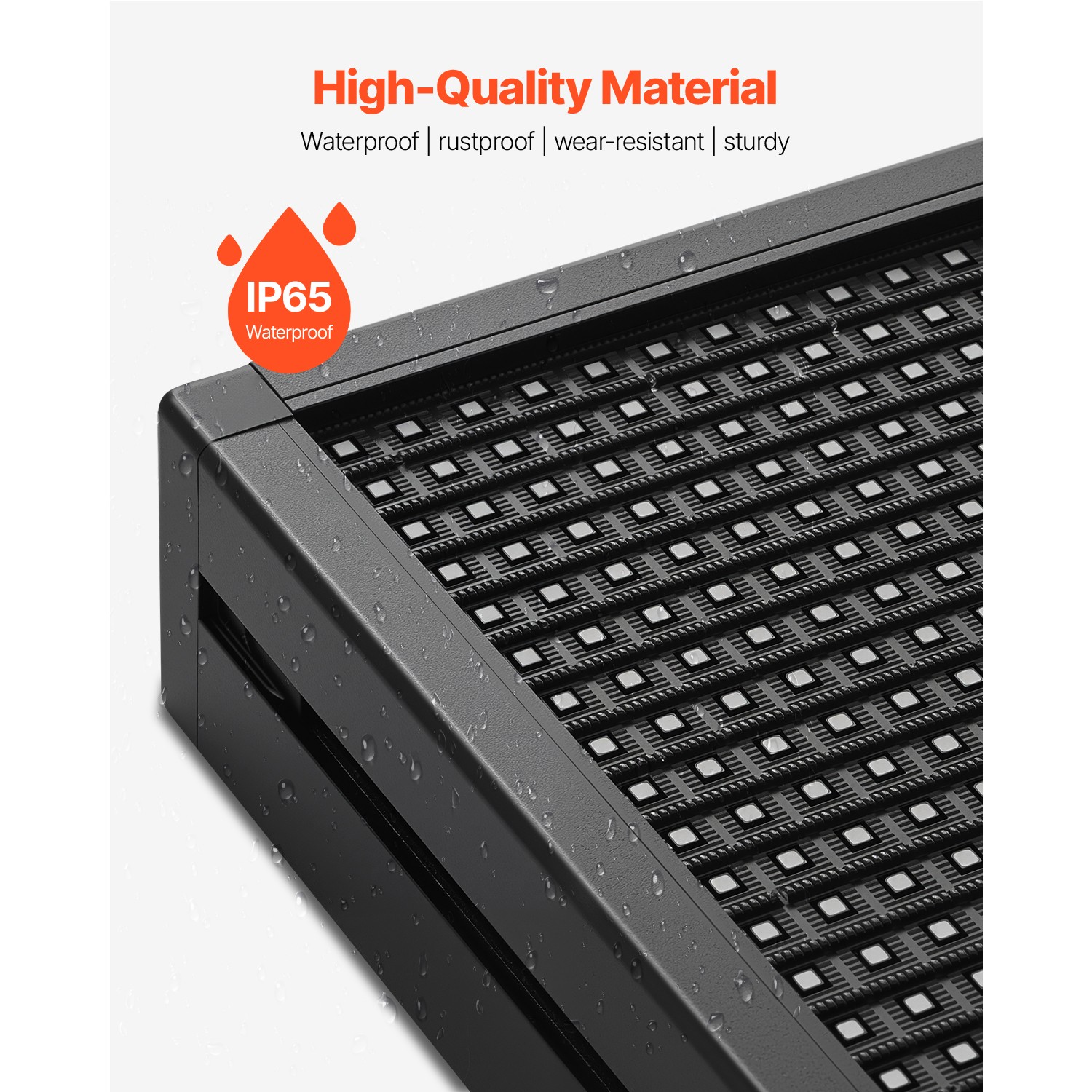 Uimoso 52x8in LED Display Board with Programmable Scrolling Text, P10 Full-Color