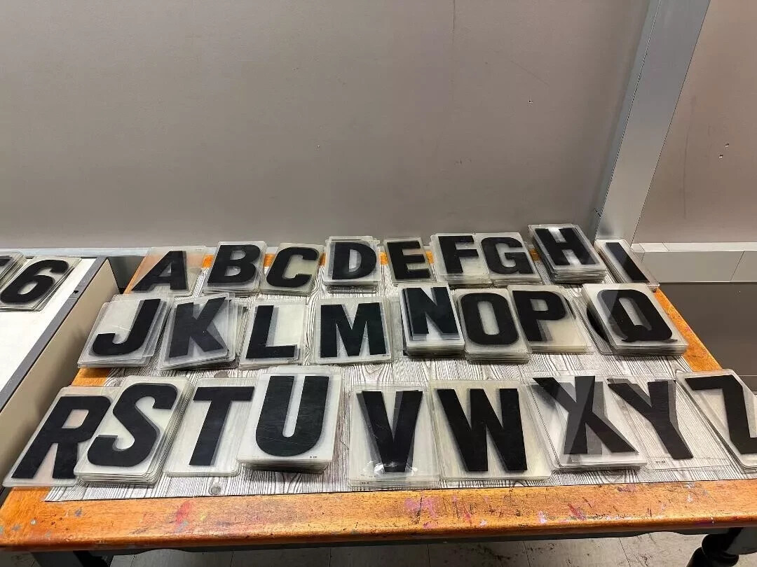 10 Inch 8&Prime; Vintage Plastic Marquee Changeable Outdoor Sign Letters Numbers
