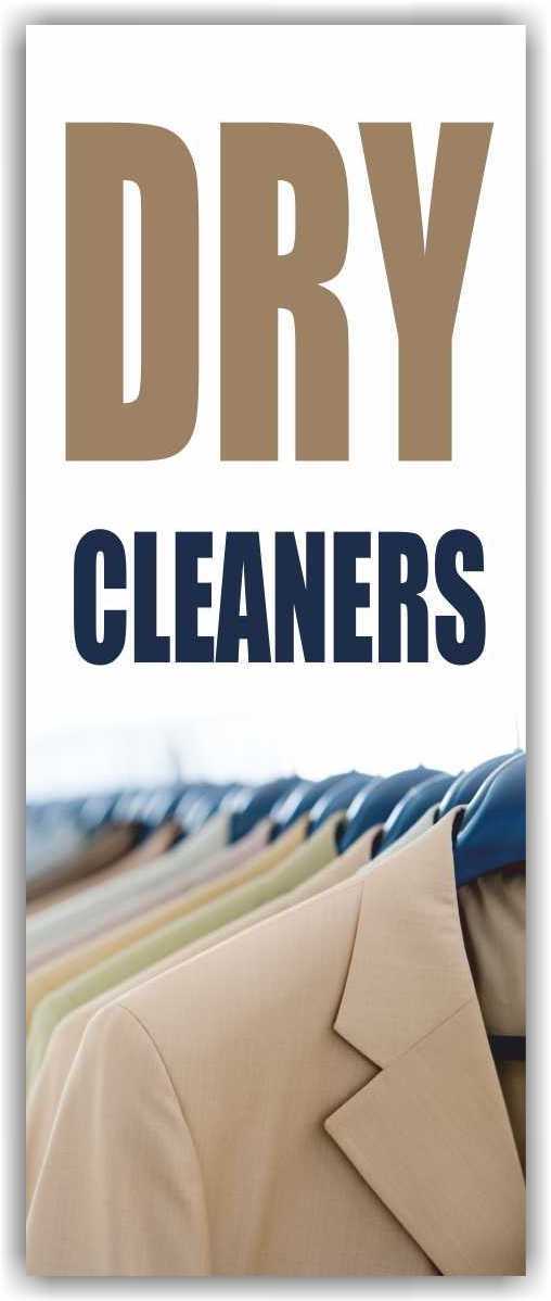 DRY CLEANERS Advertising Banner Vinyl Sign washing laundry cloth shoe underwear