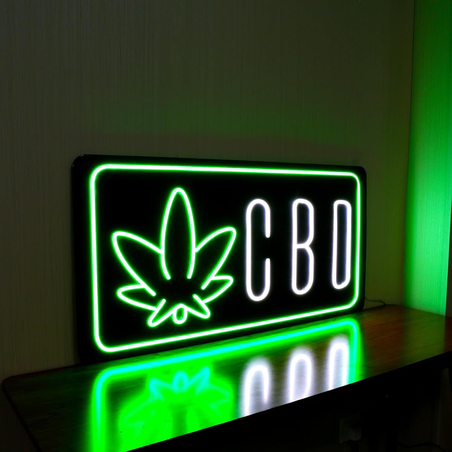 Extra Large 35&Prime;x18&Prime; LED CBD Sign – Bright, Unique, High Visibility for Stores