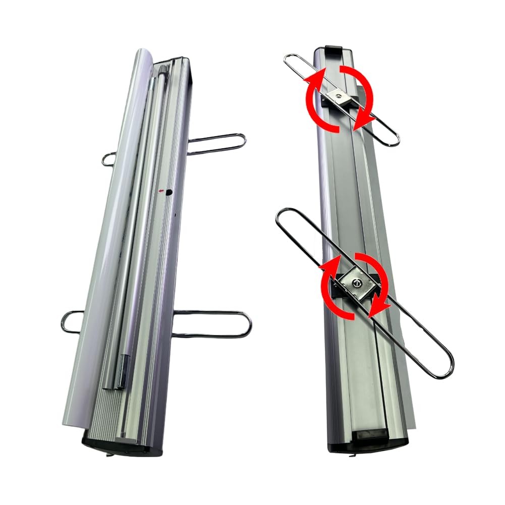 Heavy Duty Retractable Banner Stand 33.5&Prime;x80&Prime; (WxH) with Padded Canvas Bag (S…