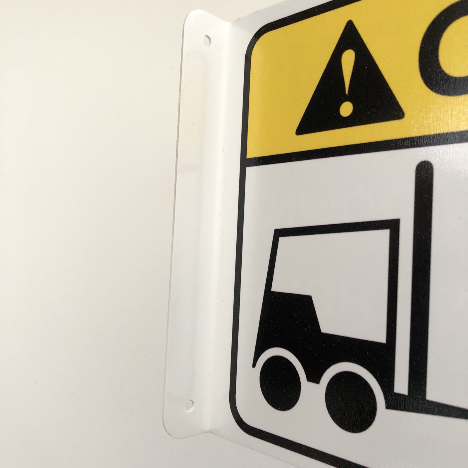 CAUTION SLOW DOWN SOUND HORN BE ALERT Warehouse Plastic Signs High Quality