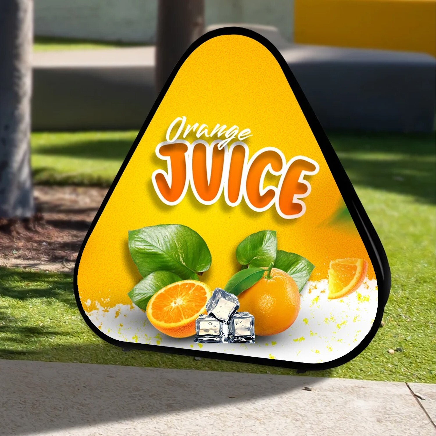 Triangle Popup banner A-board Sign Banner Display-We Provide Professional Design