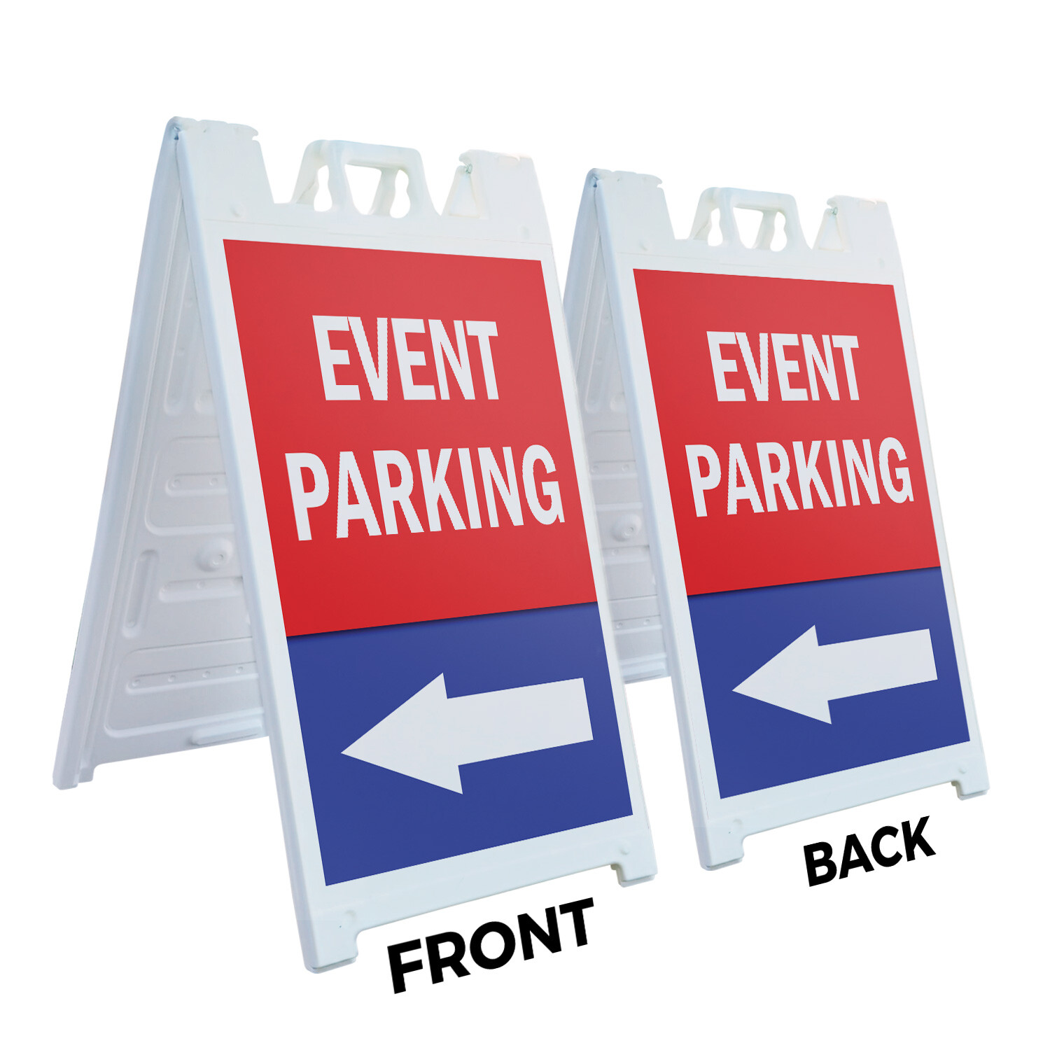 A-frame Sidewalk Event Parking With Arrow 24&Prime; x 36&Prime; Double Sided A-Frame Sidewal