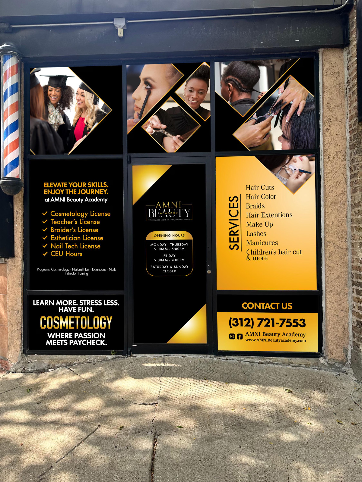 QUOTE: Custom Business Decals for Windows and Doors / Perforated One Way Vision