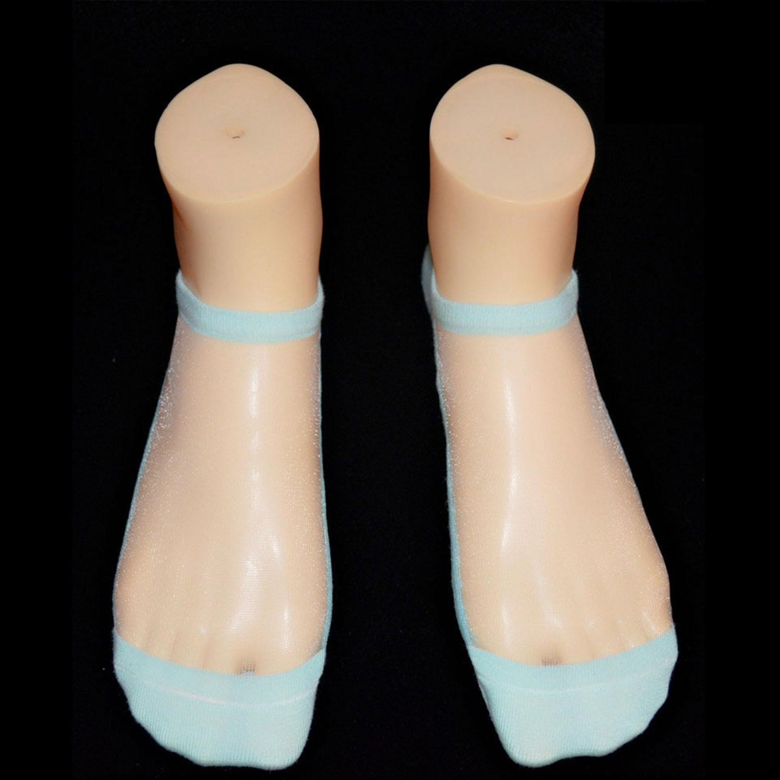 Mannequin Feet Socks Display Props Left and Shoes Feet Model for Sandal Short