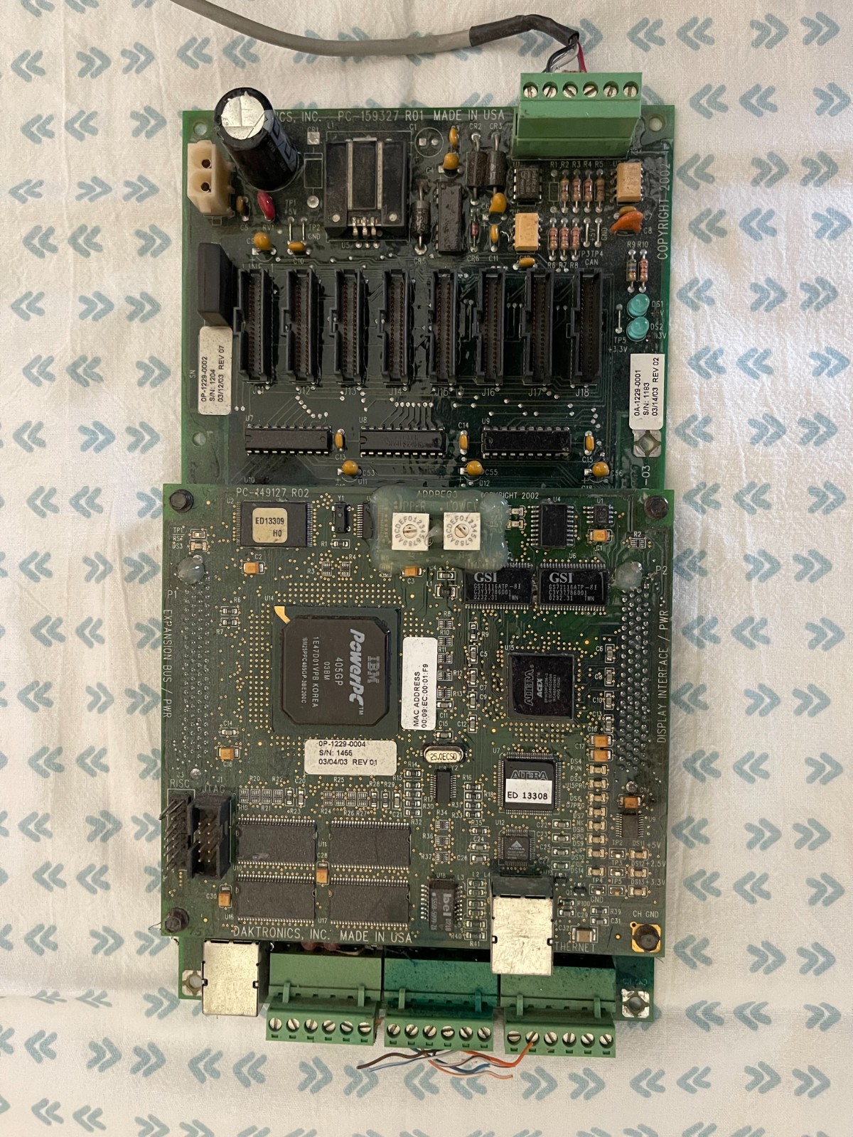 Daktronics Galaxy LED Sign Controller M2 OA-1229 – 0001