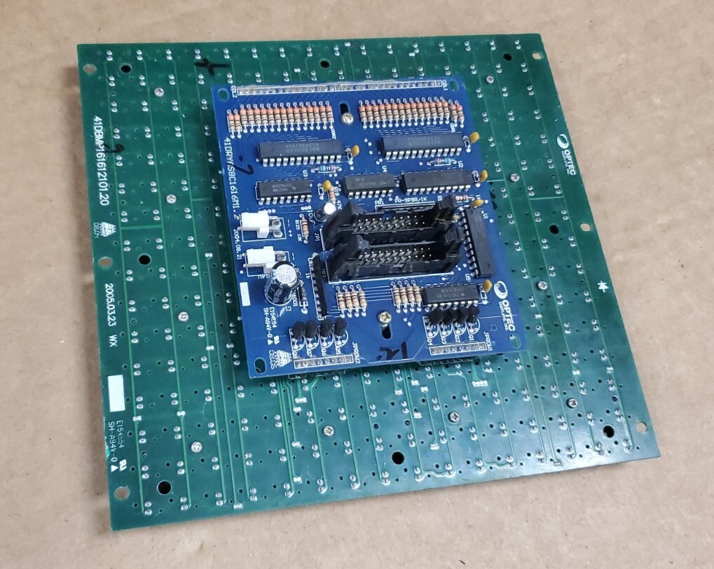 Optec 6&Prime;x6&Prime; Led Tile Panel with Driver pcb Board module 41DBMP16161201.20
