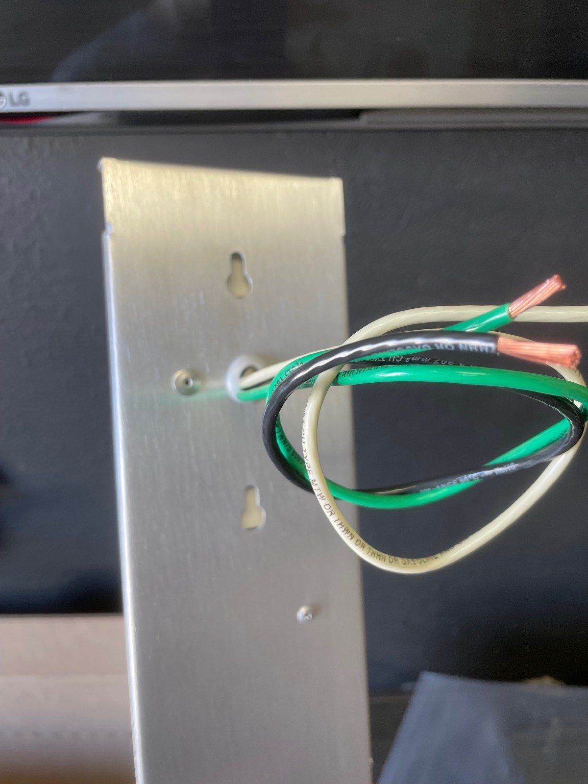 Lighted Sign « ON AIR » 18 inch. *intended for for direct hardwiring*. See desc.