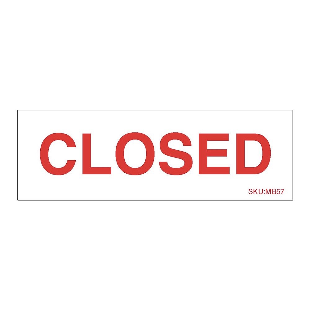 3 Pack Open Closed Magnet Signs Reusable Status Indicator Labels