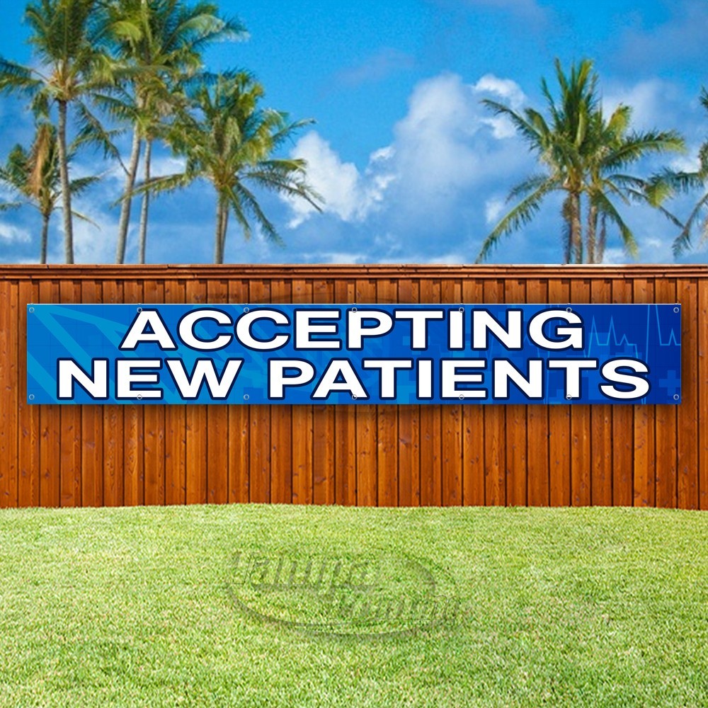 ACCEPTING NEW PATIENTS Advertising Doctor Vinyl Banner Flag Sign USA XL02057
