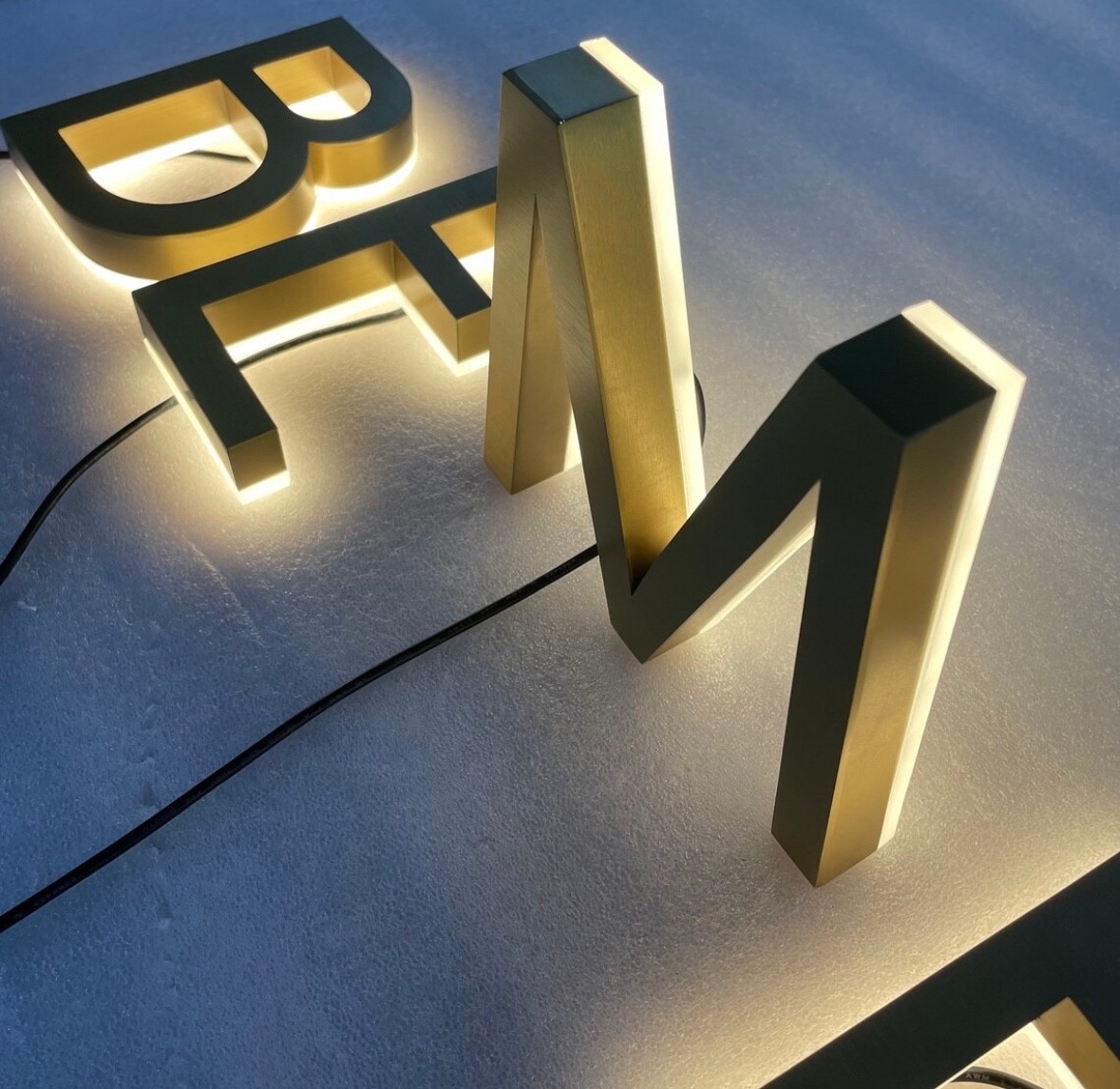 Custom 3D LED Backlit Logo Sign | Commercial Business Signage | Fast Build