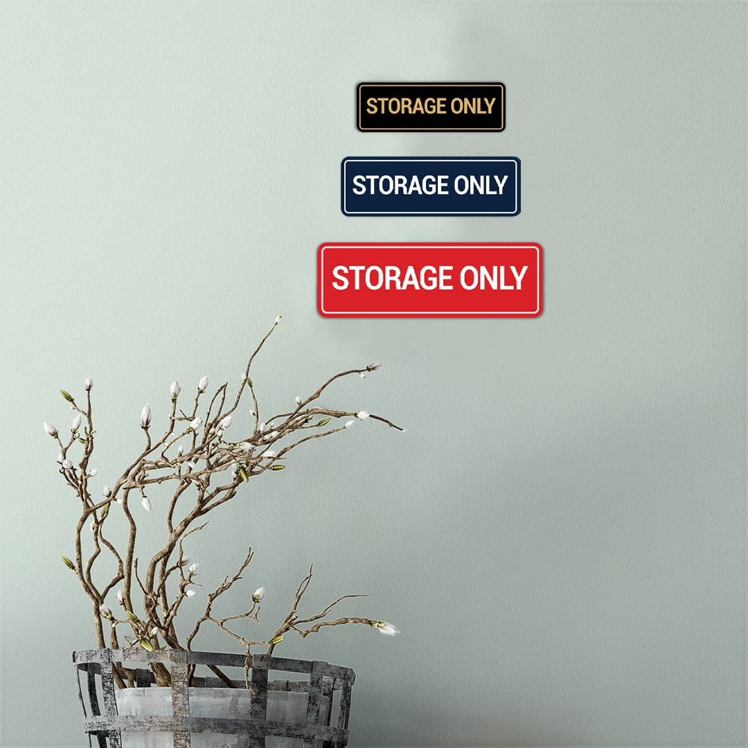 Signs ByLITA Standard Storage Only Wall or Door Sign