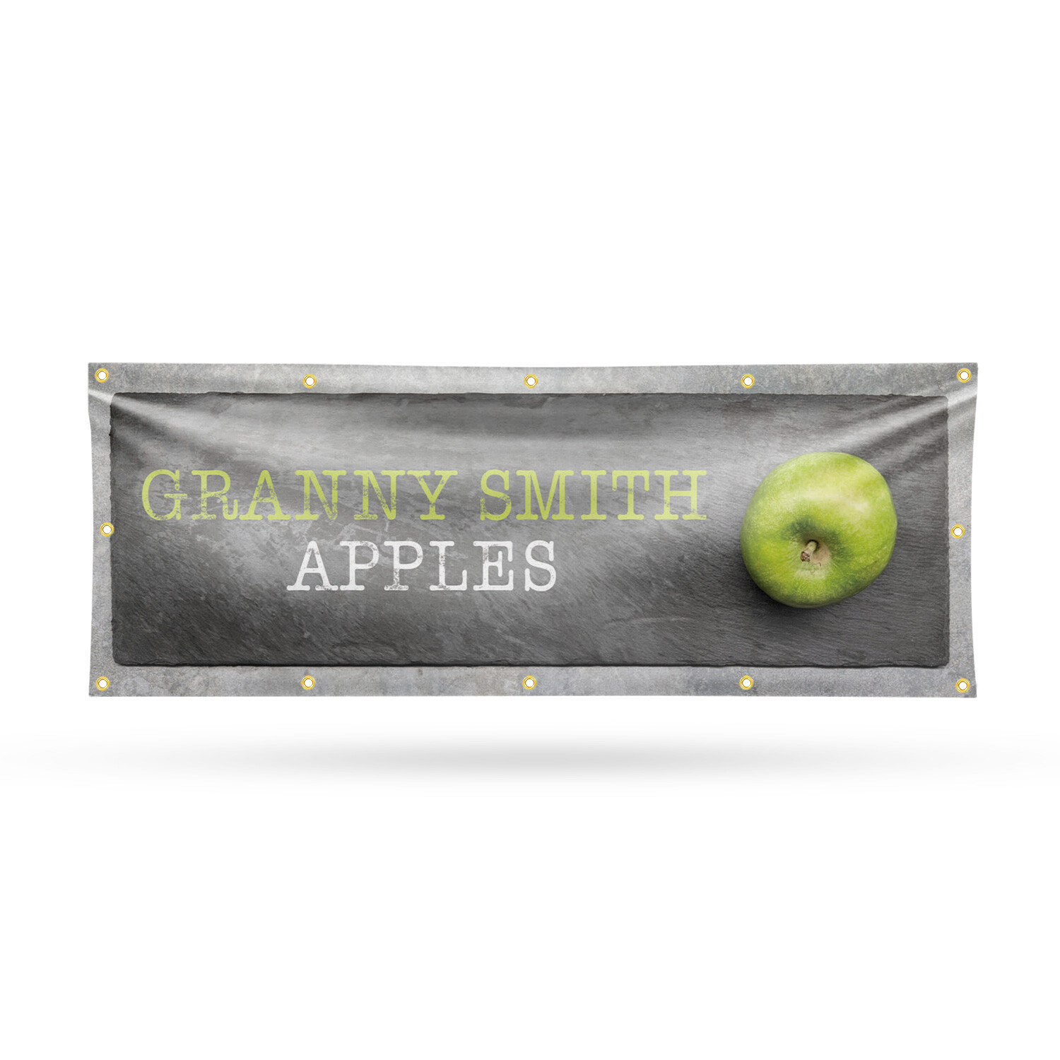 Granny Smith Apples Vinyl Banner Sign with Metal Grommets Heavy-Duty