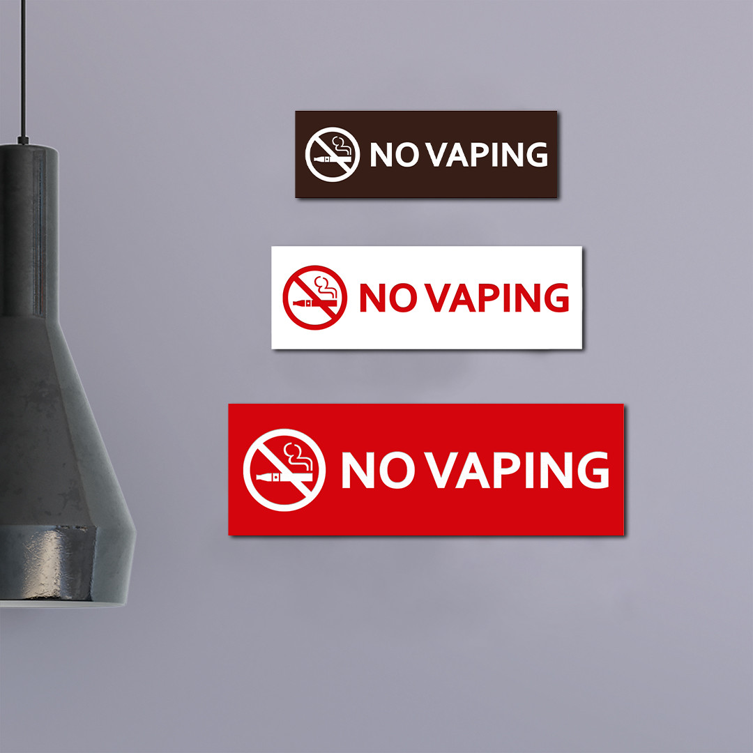 Basic No Vaping Sign