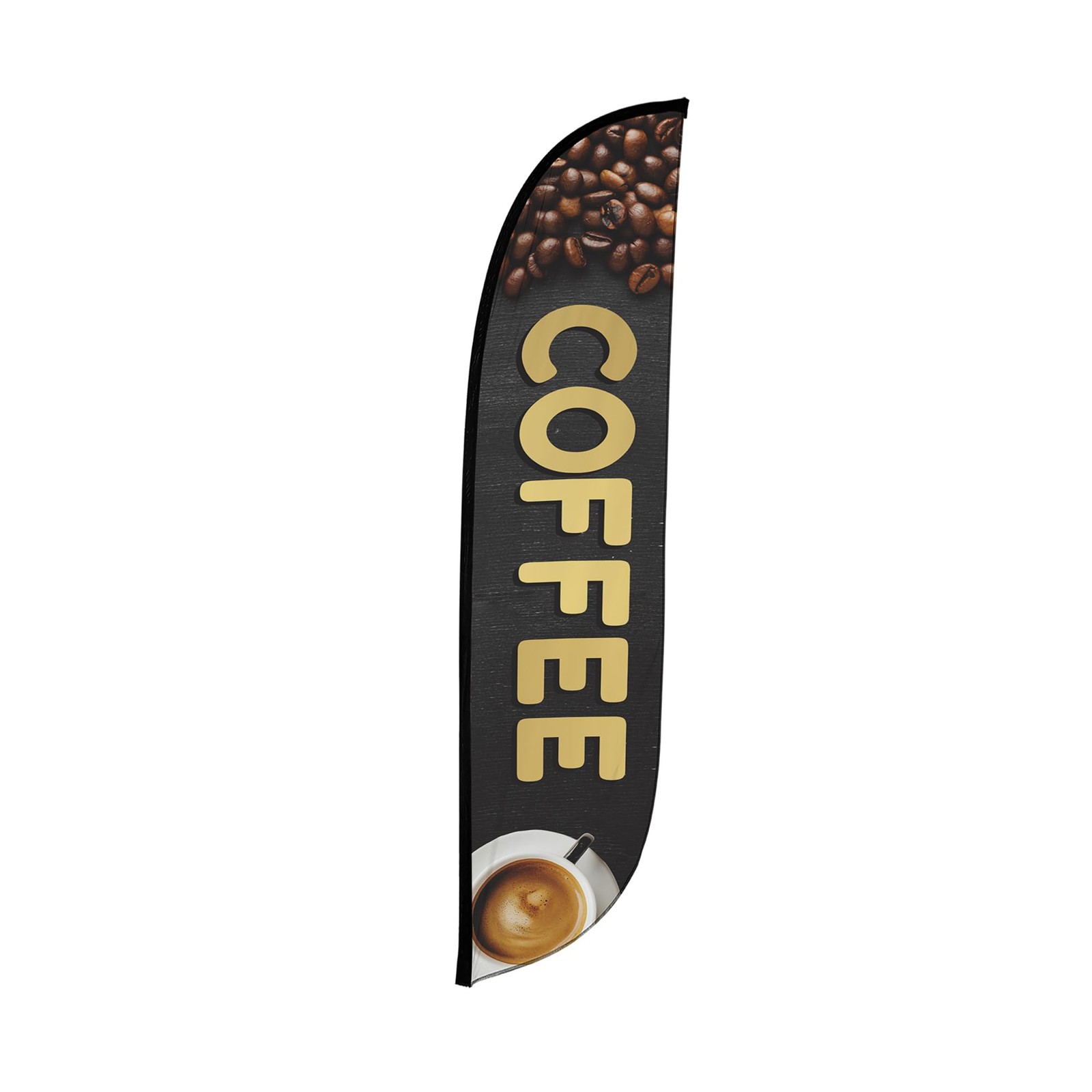 Lookourway Feather Flag Banner – 12 Feet Tall Advertising Sign Swooper Flag