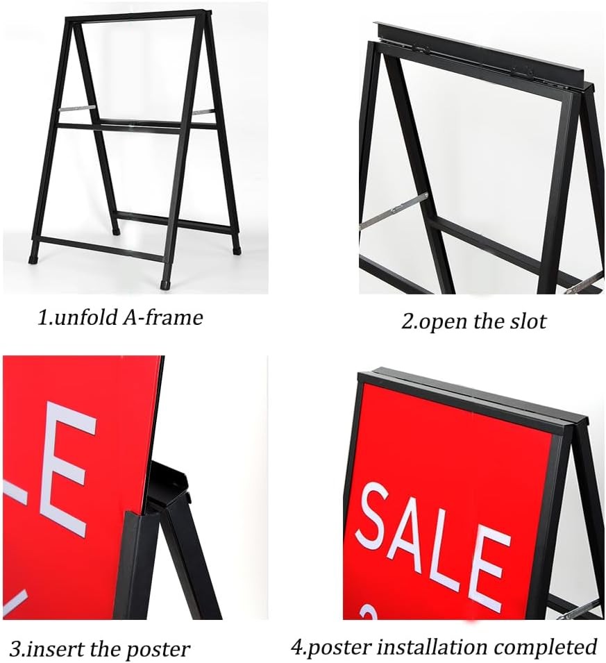 DISPLAYSWORKER A-Frame Sidewalk Sign