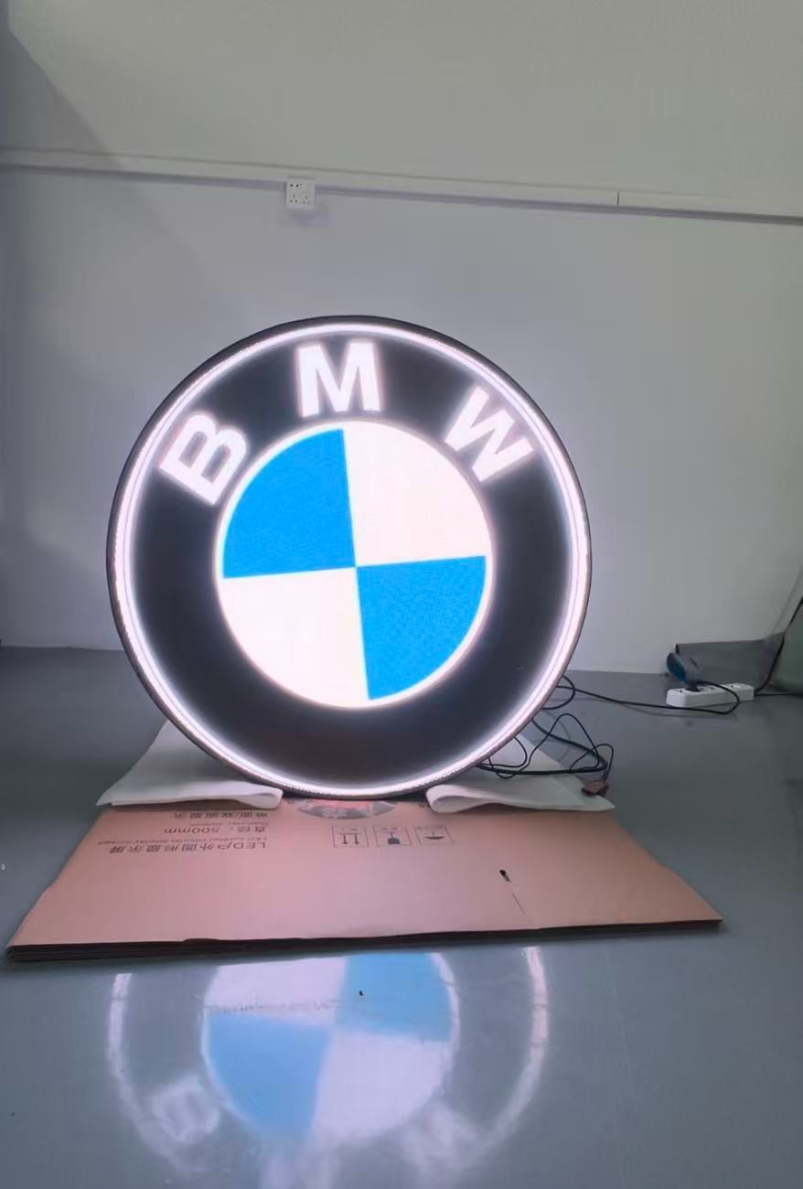 Outdoor Dual Sided Digital Round Circle LED Logo LED Sign Double Sided LED Displ