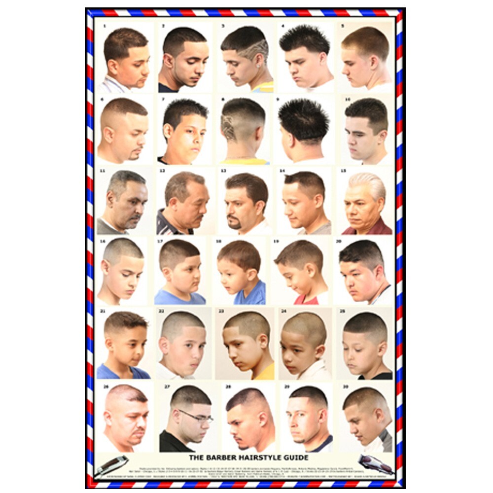 SI-06-062HSM BARBER SALON BEAUTY SPA 24&Prime;X36&Prime; HAIR STYLE CUT DESIGN POSTER WOMEN