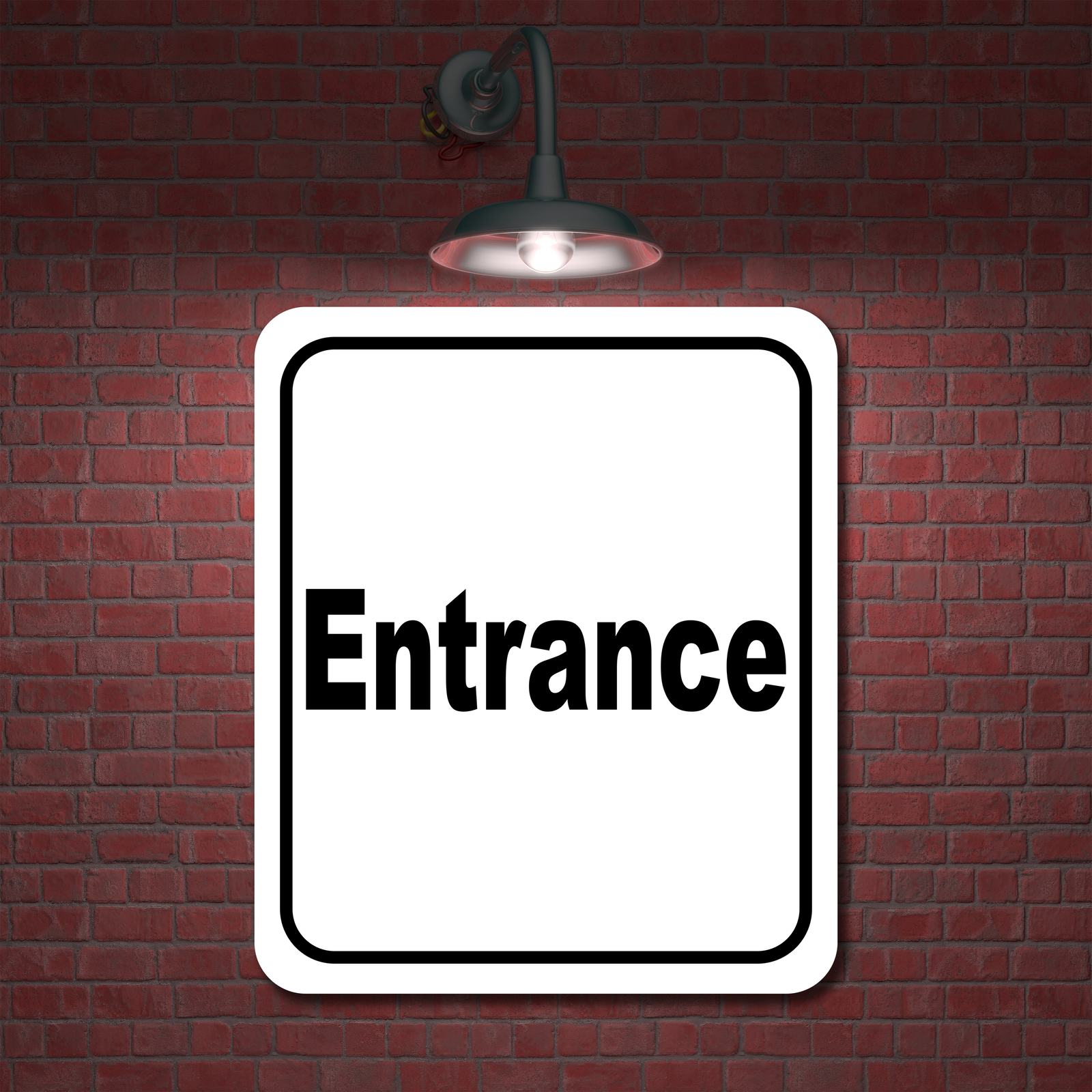 Entrance classic Aluminum Composite Sign