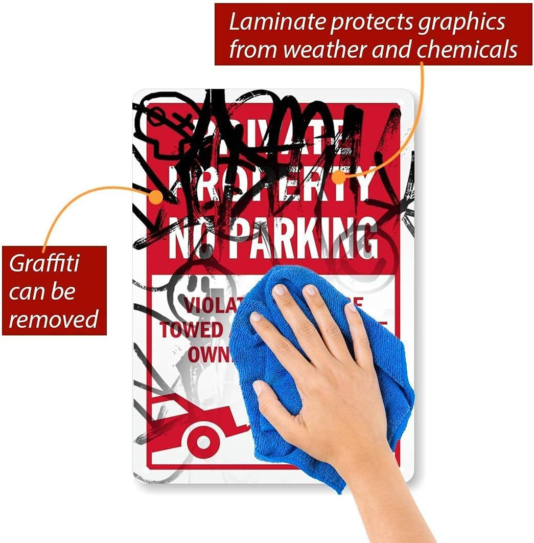 14 X 10 Inch “Private Property No Parking – Vehicles Towed at Owner&rsquo;S Expense” M