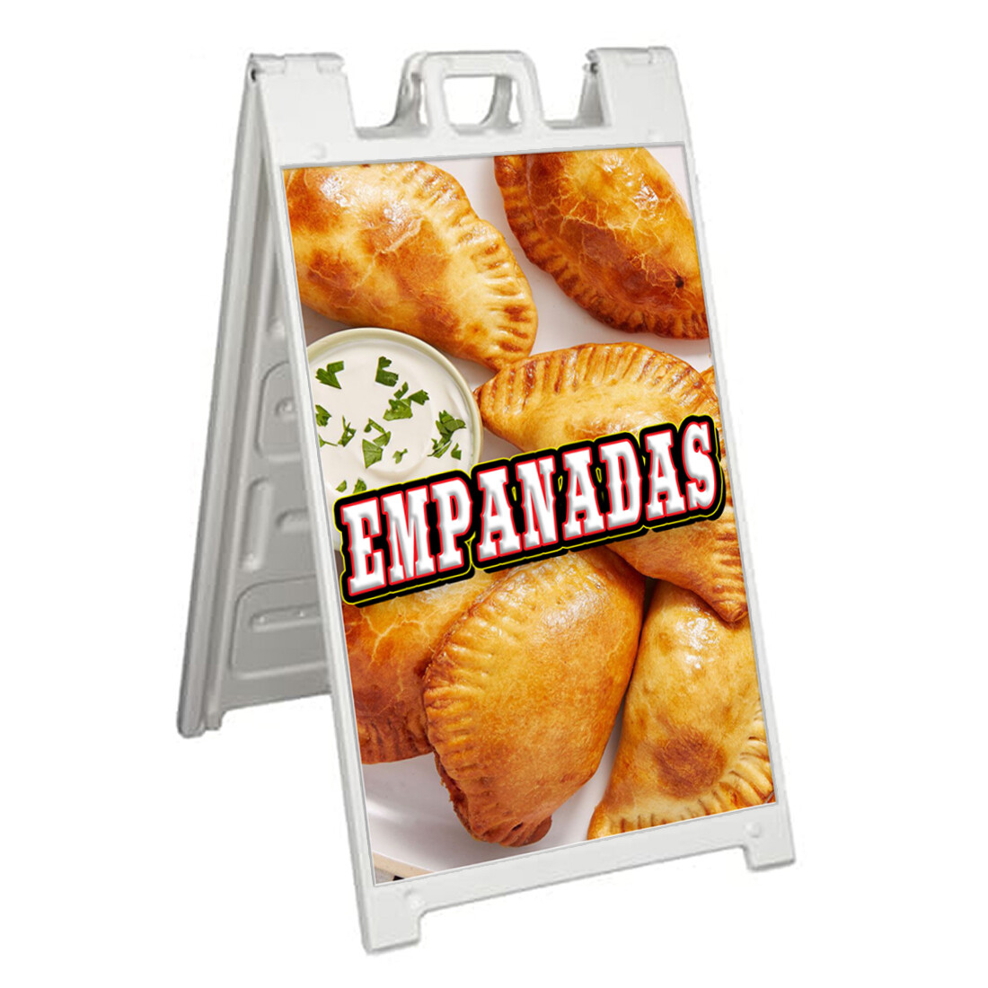 EMPANADAS Signicade 24×36 Aframe Sidewalk Sign Banner Decal ANTOJITOS