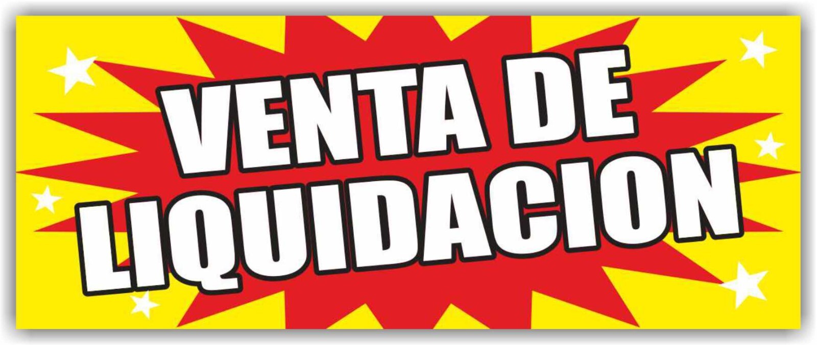 VENTA DE LIQUIDACION Advertising Banner Vinyl Sign LIQUIDATION SALE Discount