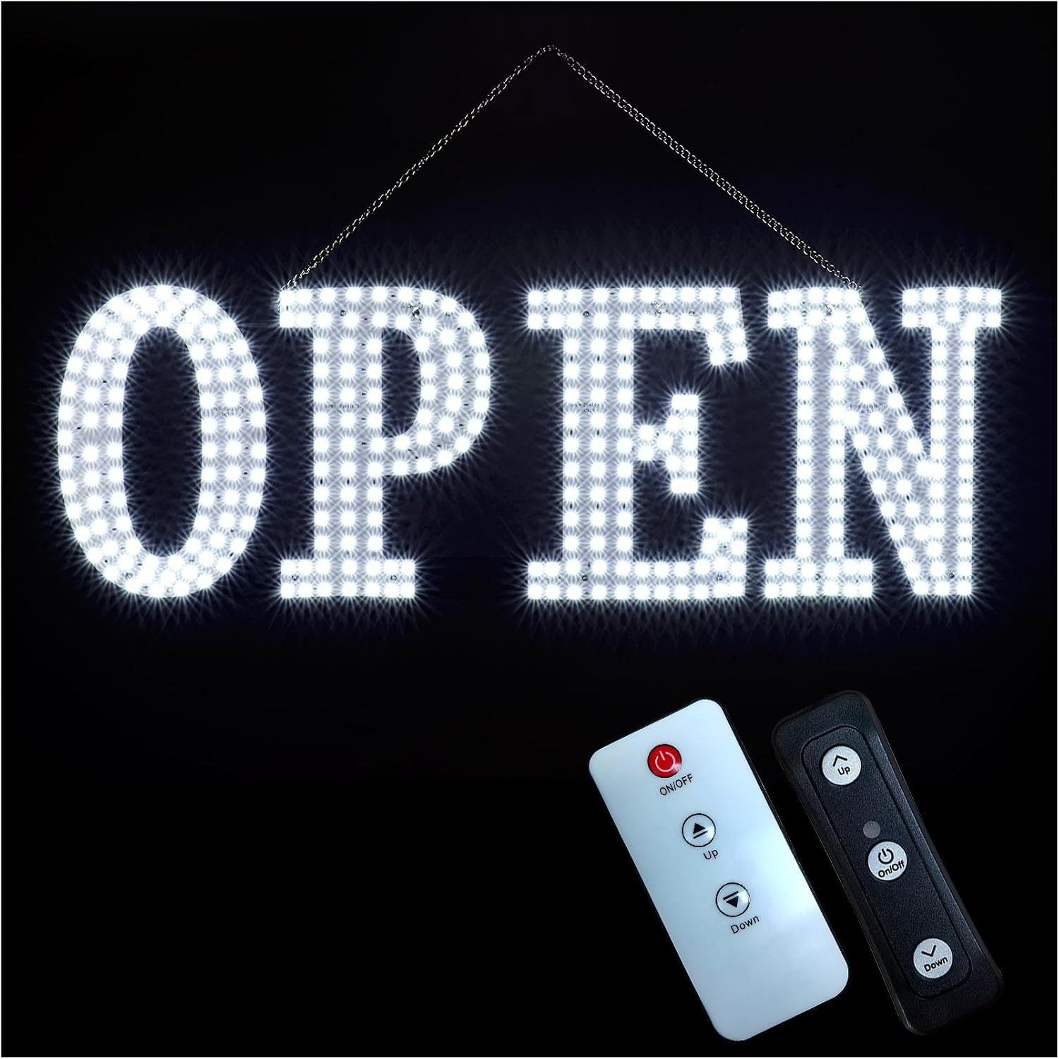 40&Prime;X14&Prime; Extra Large LED Open Signs for Business with Remote Controlled, 10 Leve