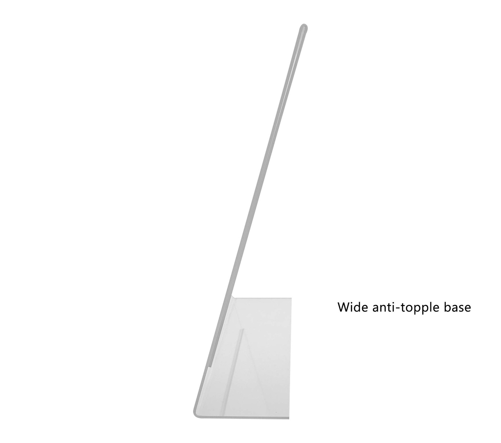 Marketing Holders Large Sign Holder Poster Display 14” x 14&Prime;w x 11&Prime;h, Clear