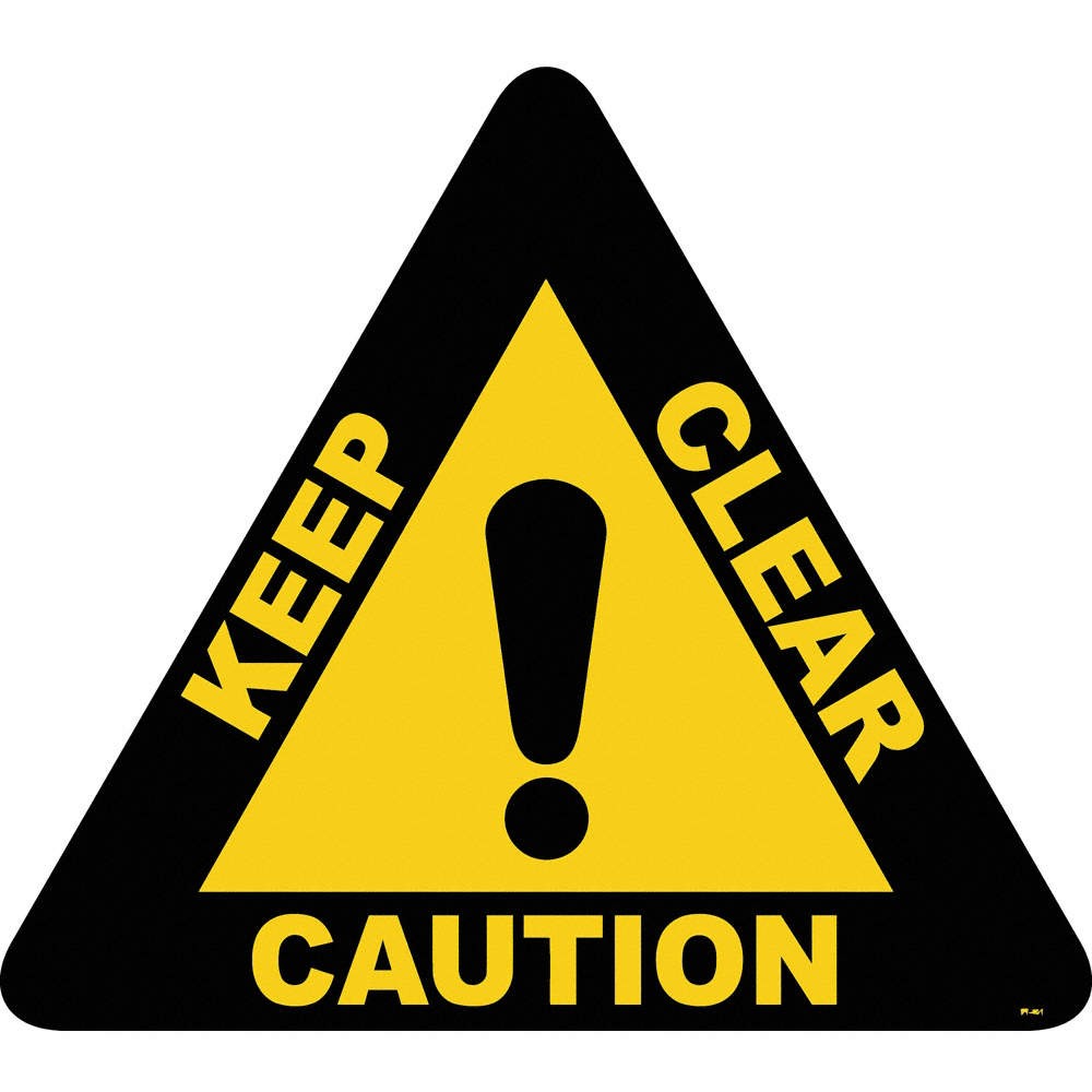STRANCO INC FS-15T-401 Anti-Slip Floor Sign,15 inx15 in,Vinyl 484P31