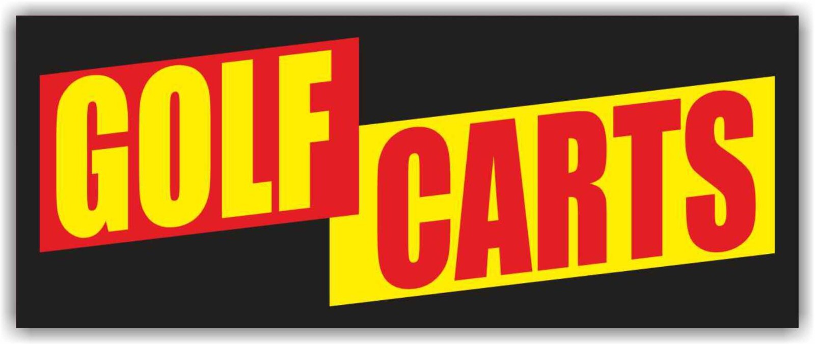 GOLF CARTS Advertising Banner Vinyl Mesh Sign Sale Service Mechanic Repair Check