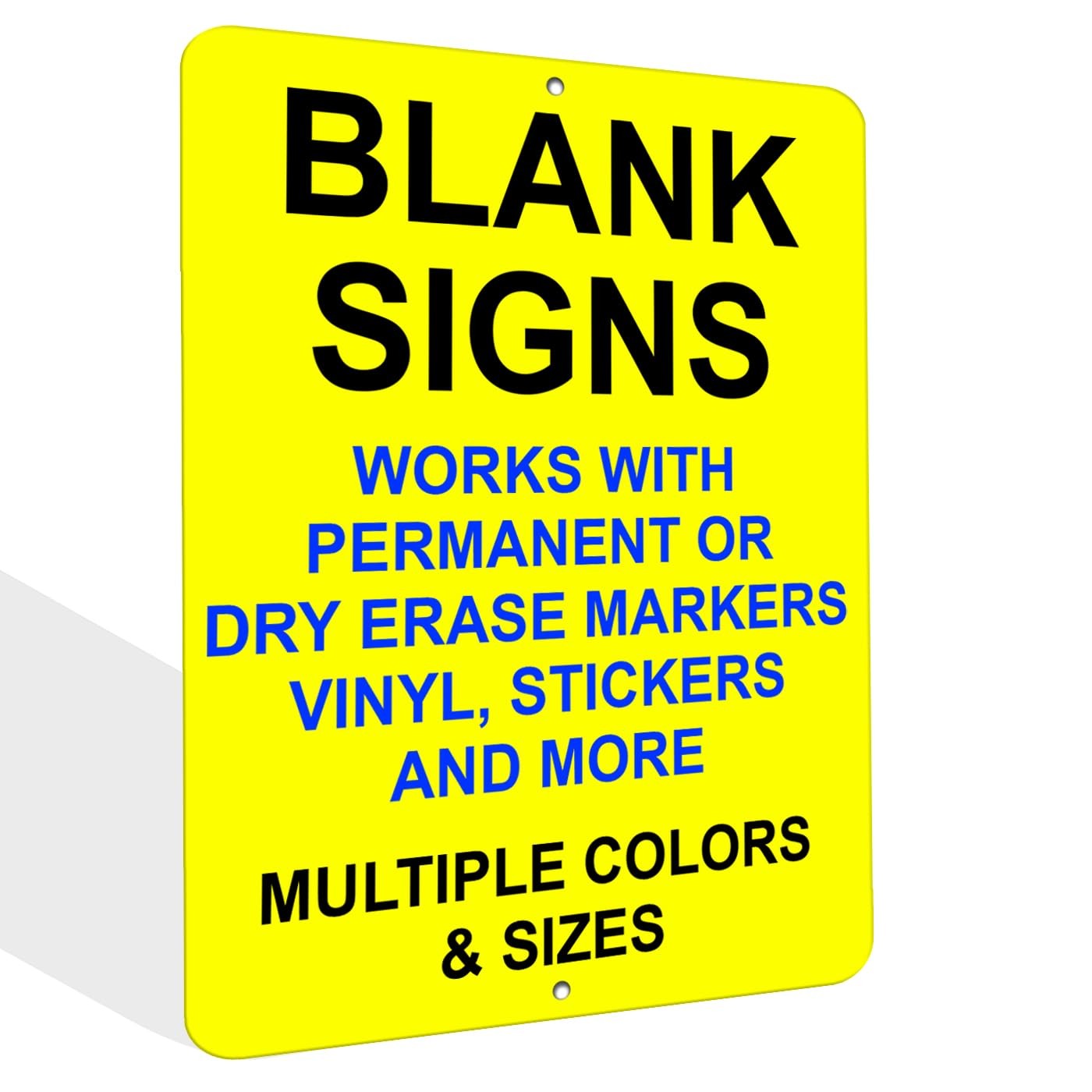 Blank Aluminum Sign 9×12 inches, Multiple Colors and Sizes, Use with Vinyl, D…
