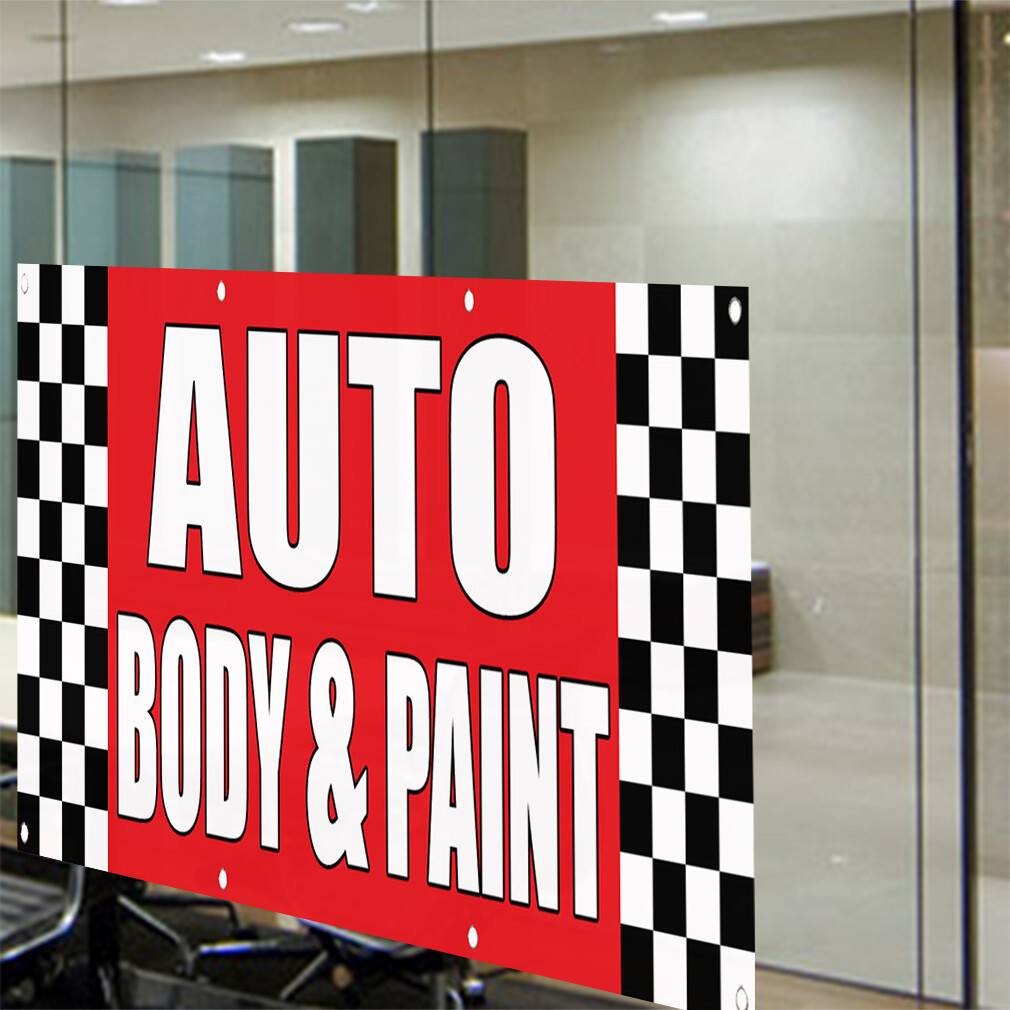 Decal Stickers Auto Body & Paint Auto Body Shop Car Repair A Store Sign Label