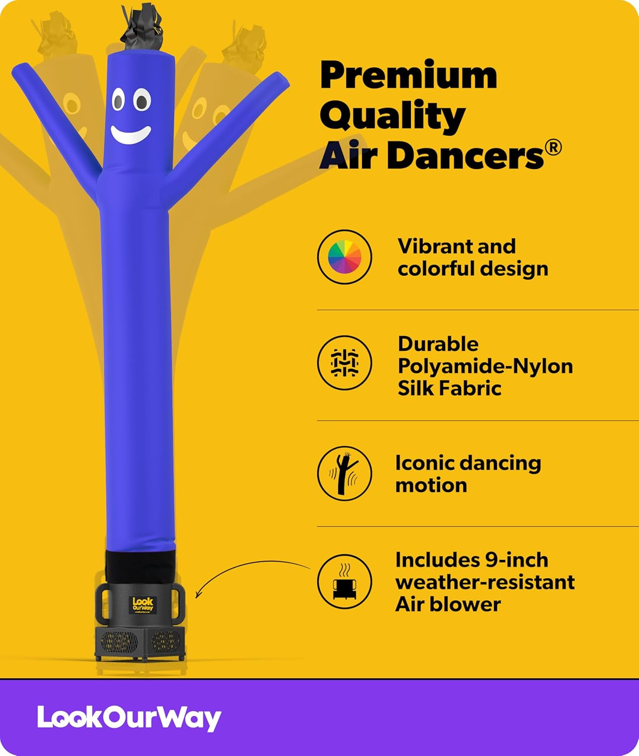 Air Dancers Wacky Waving Inflatable Tube Guy – 7Ft Tall Inflatable Advertising W