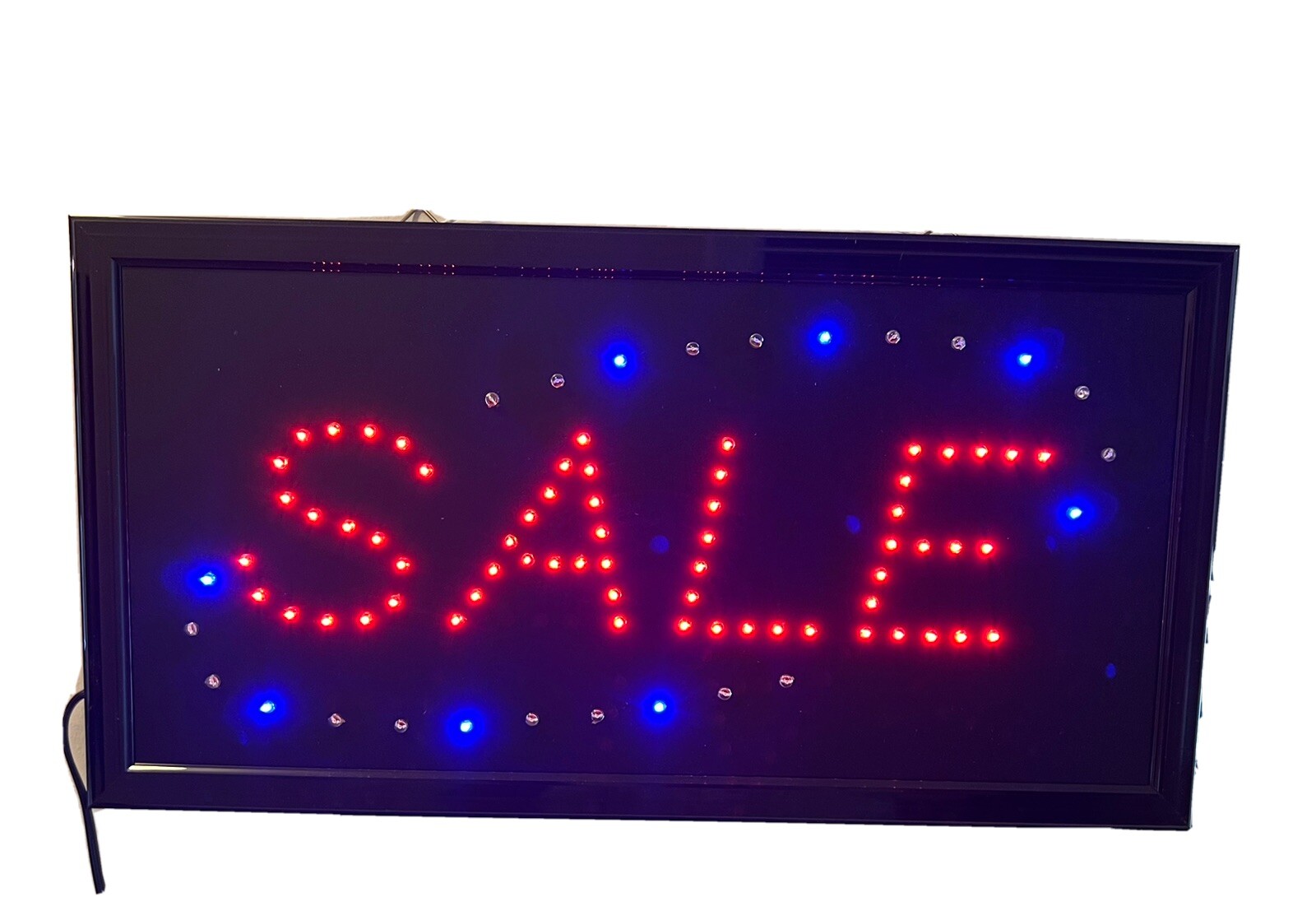Ultra Bright LED Neon Light SALE Sign Business Hours Animated Motion Light