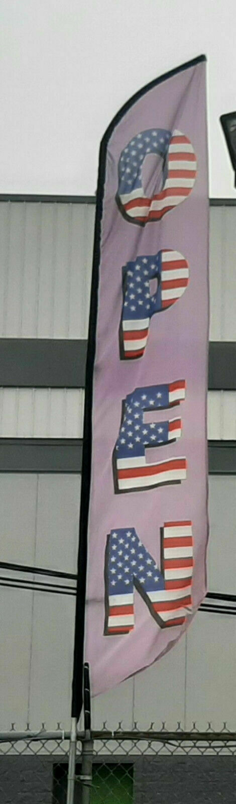 Open Swooper Flags Advertising Flag Feather Flag Open