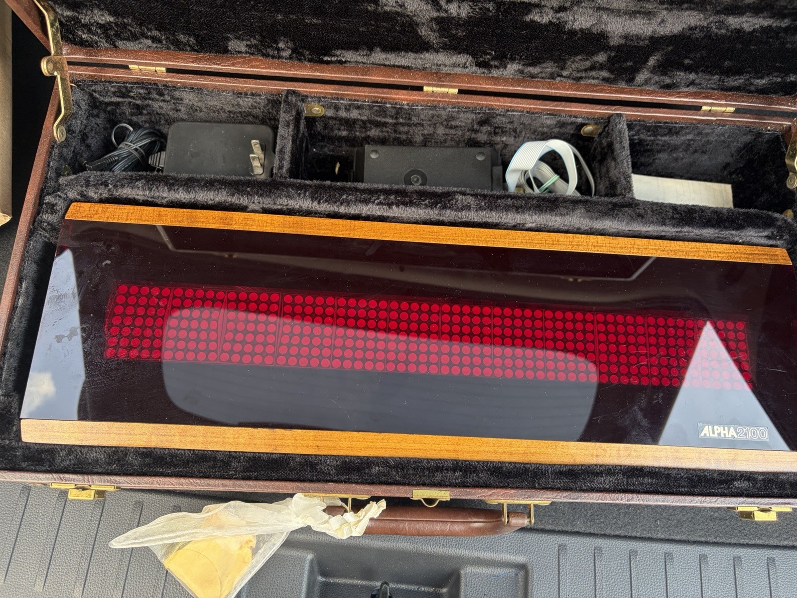 Vintage Great Cond 1984 AMS Alpha 210 Programmable Digital Sign Original Box