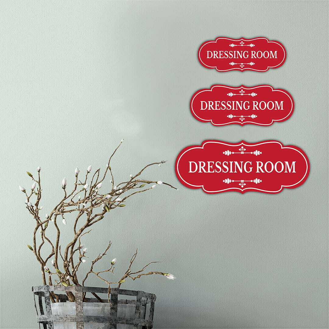 Designer Plus Dressing Room Wall or Door Sign | Business and Workplace Signage