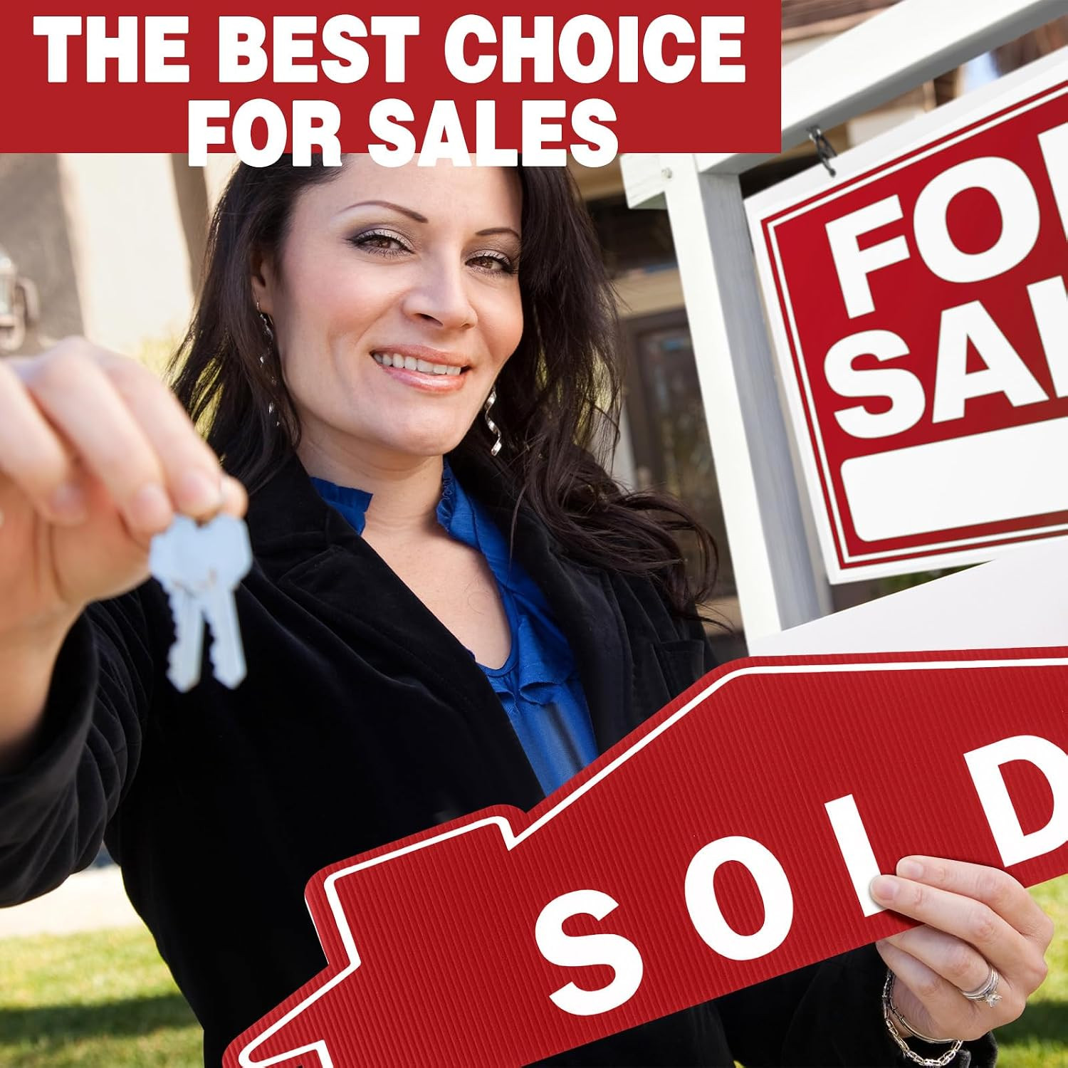 12 Pcs Real Estate Rider Signs 24 X 6 Inch Coming Soon, for Sale, Pending, Sold